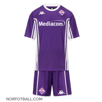 Billige Fotballdrakt Fiorentina Replika Hjemmedraktsett Barn 2025-26 Kortermet (med bukser)